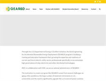 Tablet Screenshot of gearedusa.org
